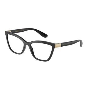 Dolce & Gabbana DG 5076 501 Black Plastic Cat-Eye Eyeglasses 55mm